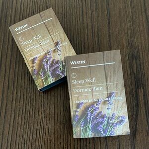Two Westin Lavender Sleep Well Balms - Aromatherapy Lavender Essential Oil